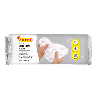 JOVI No-Bake Craft Air Dry Clay, White, 2.2lb Bar, 2-Pack