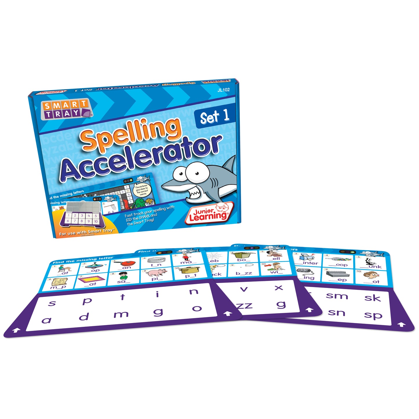 Junior Learning Smart Tray Spelling Accelerator Set 1 - Educational Toy