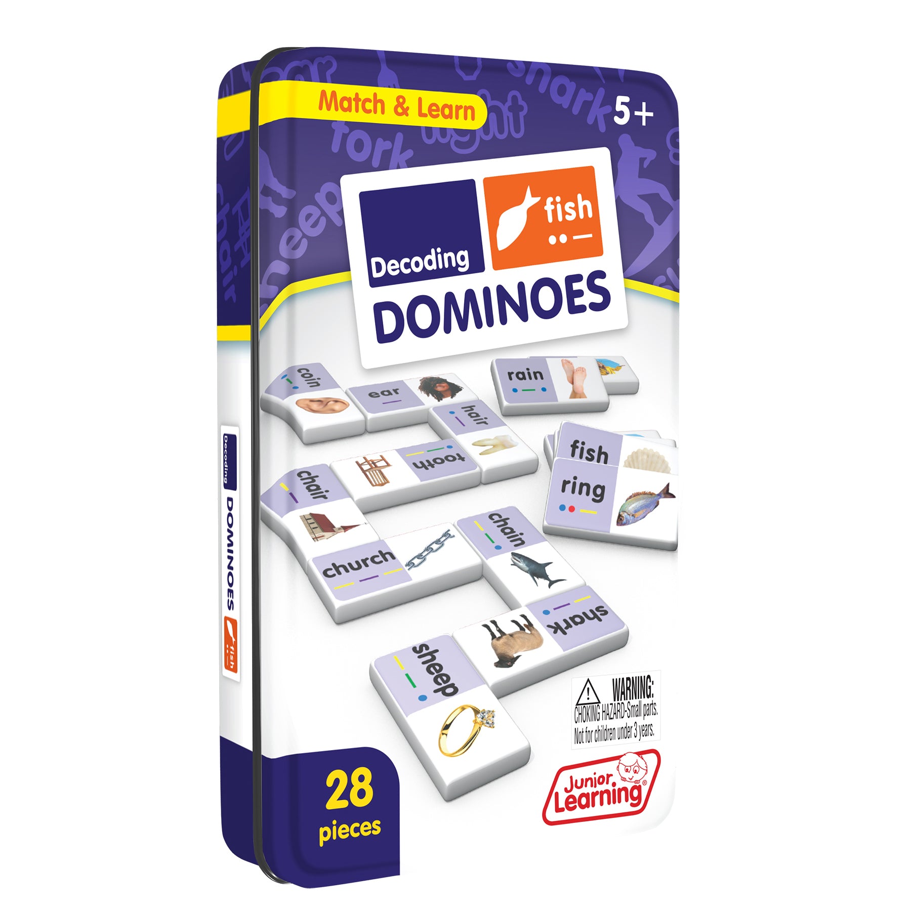 Junior Learning Decoding Match & Learn Dominoes - Double Pack