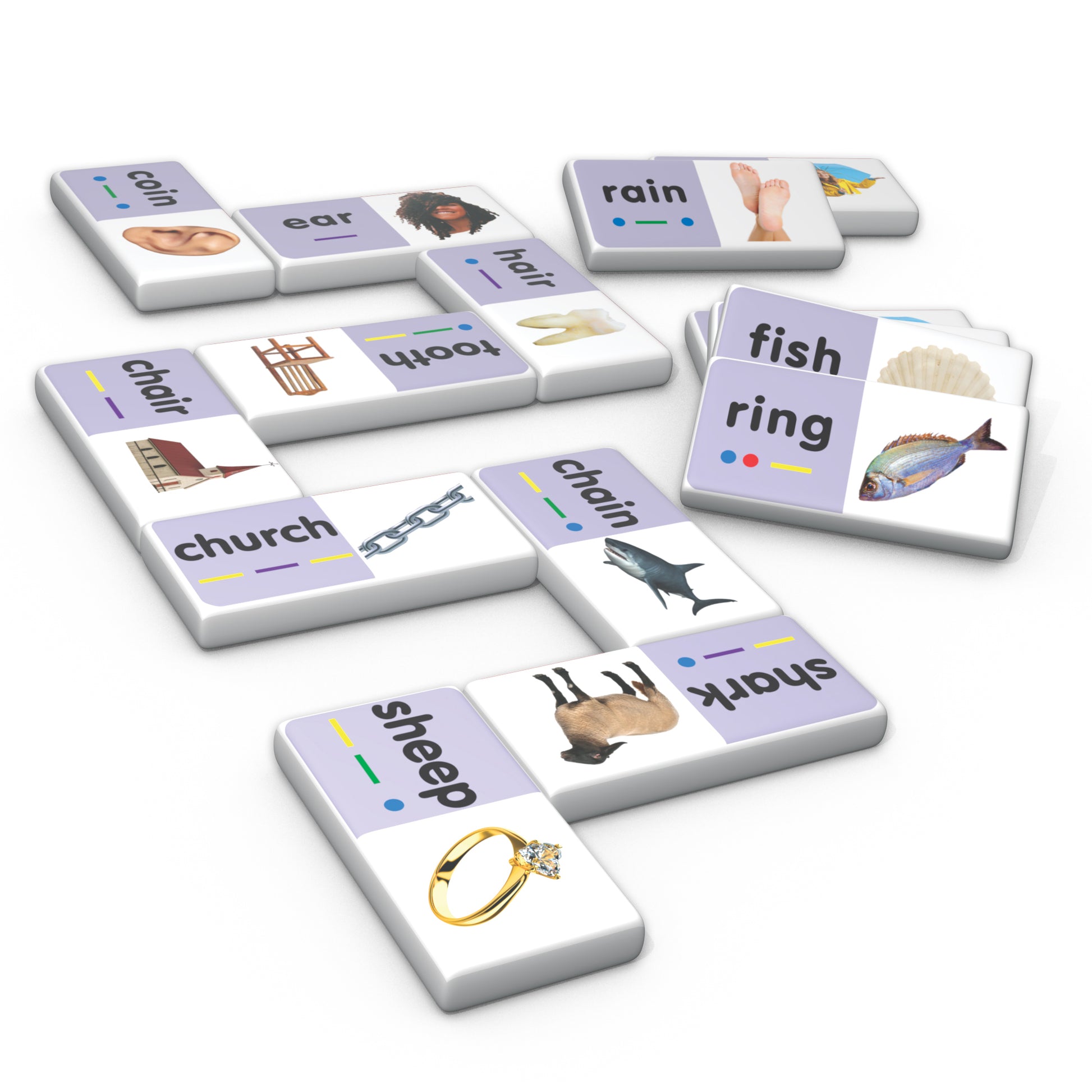 Junior Learning Decoding Match & Learn Dominoes - Double Pack