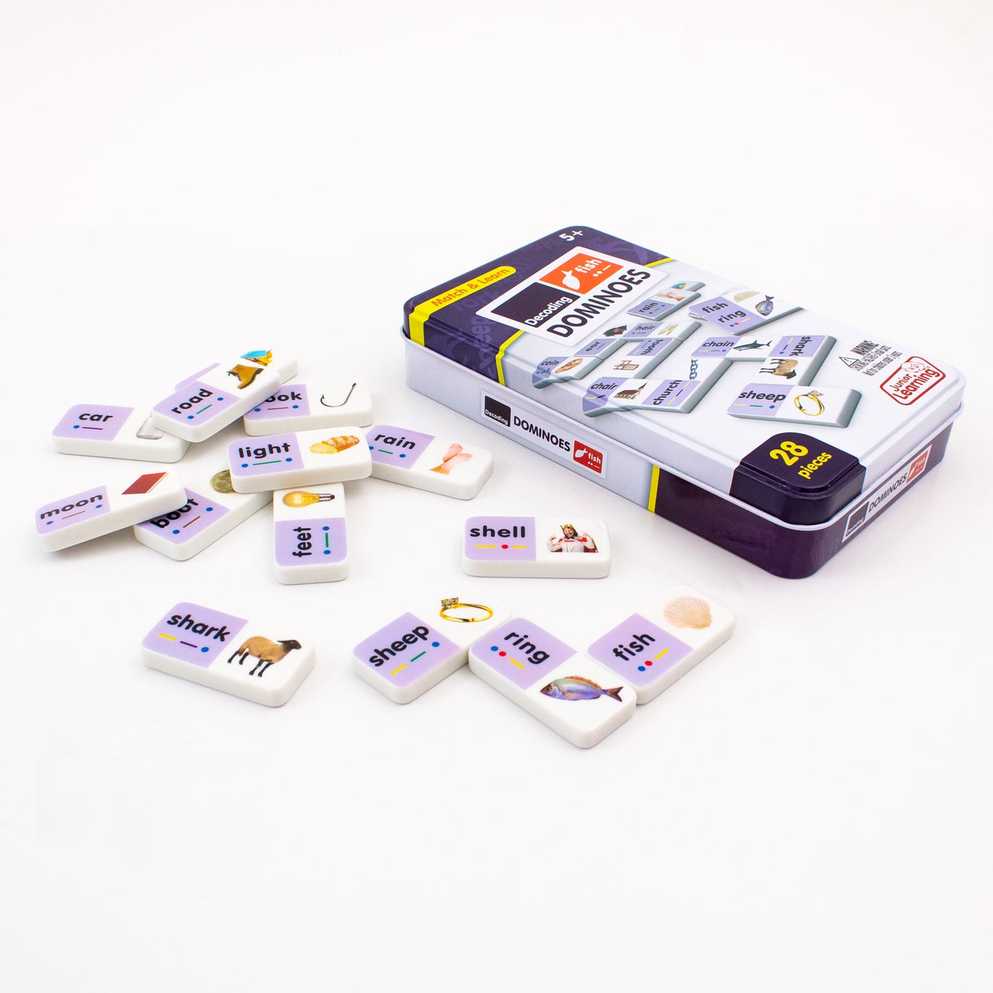Junior Learning Decoding Match & Learn Dominoes - Double Pack