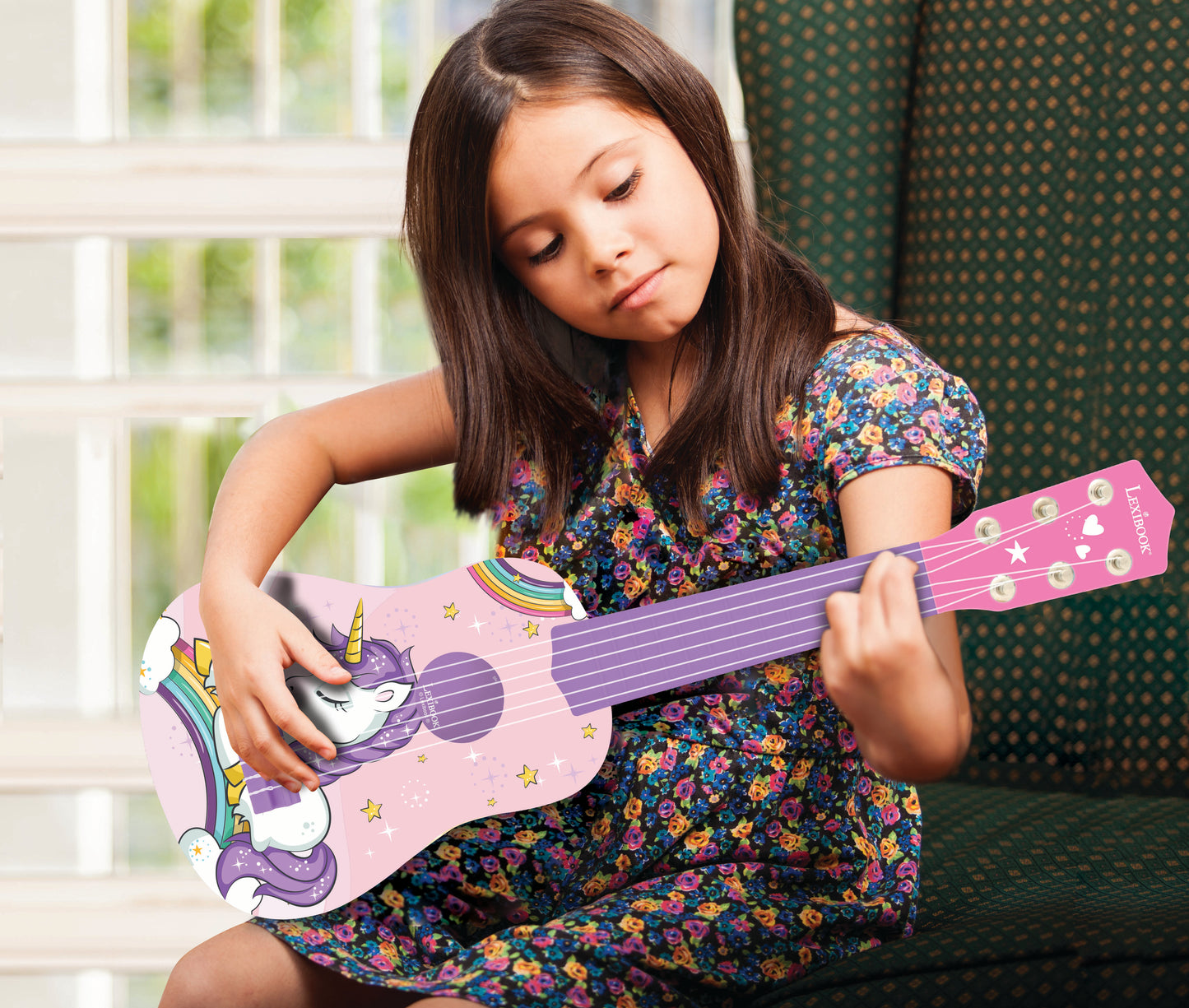 LEXIBOOK My First Guitar Unicorn 21"/53 cm