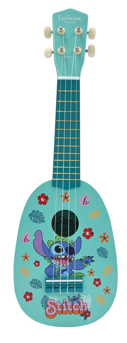 Stitch Themed Wooden Ukulele - Nylon String Music Maker