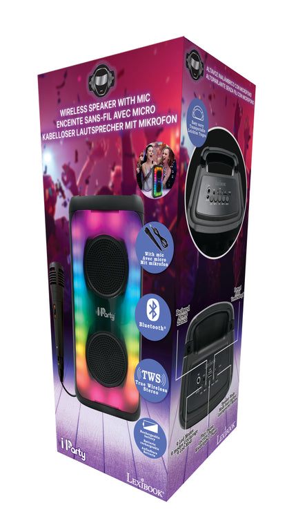 LEXIBOOK Large size Flame Bluetooth® Speaker with mic