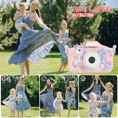 Contixo KC3 Kids Digital Camera With Silicone Cover 1080p HD