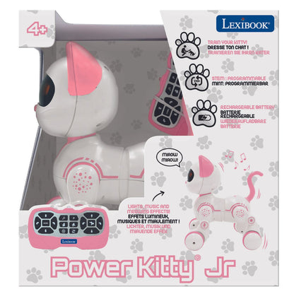 LEXIBOOK Power Kitty®  Junior – My robotic cat with programming functions, dances, walk, plays music incl. remote control.