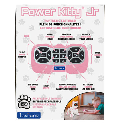LEXIBOOK Power Kitty®  Junior – My robotic cat with programming functions, dances, walk, plays music incl. remote control.