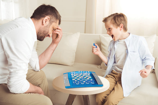 LEXIBOOK ChessLight® Electronic Chess Game with Lights and transluscent chess pieces