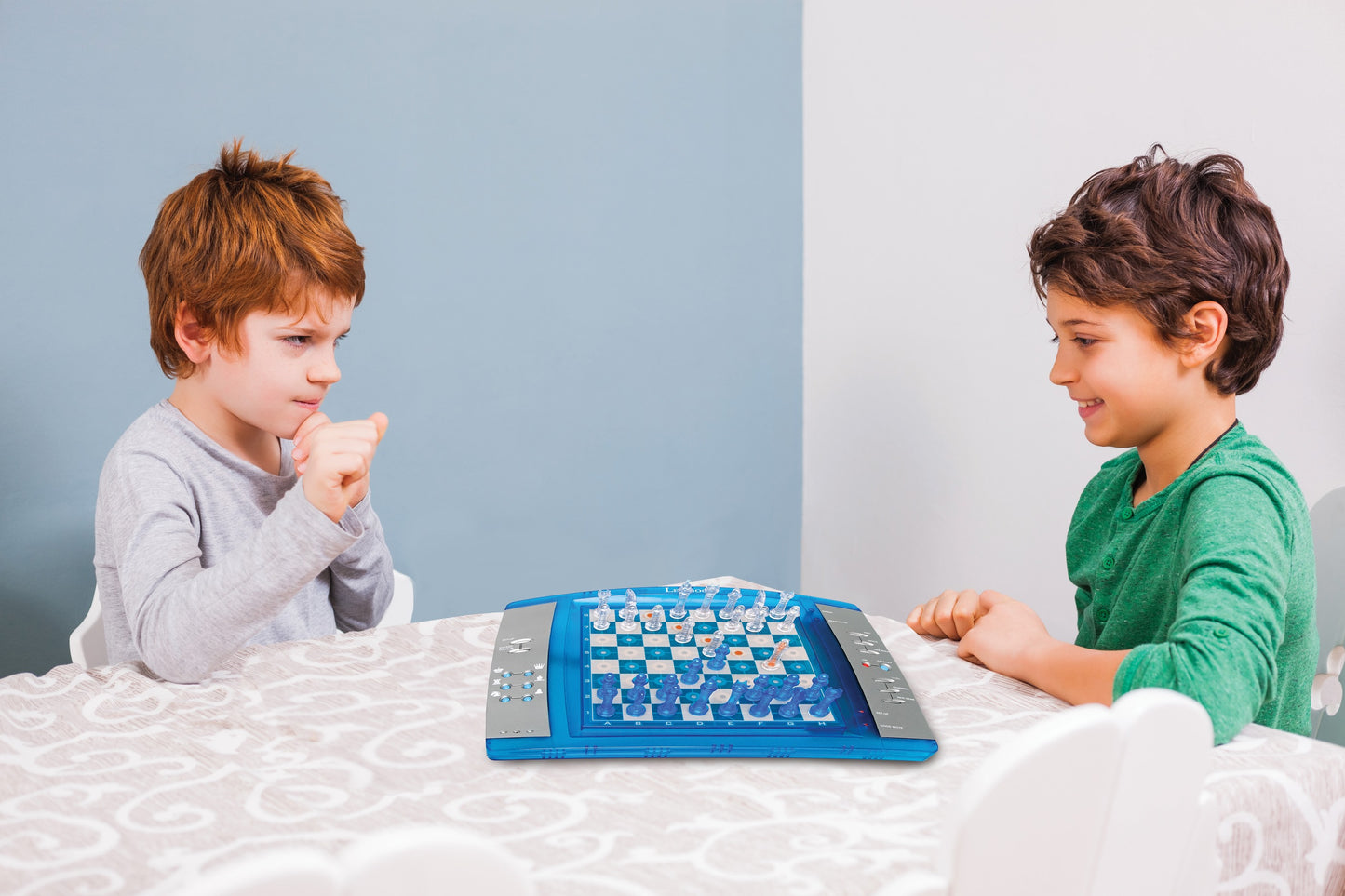 LEXIBOOK ChessLight® Electronic Chess Game with Lights and transluscent chess pieces
