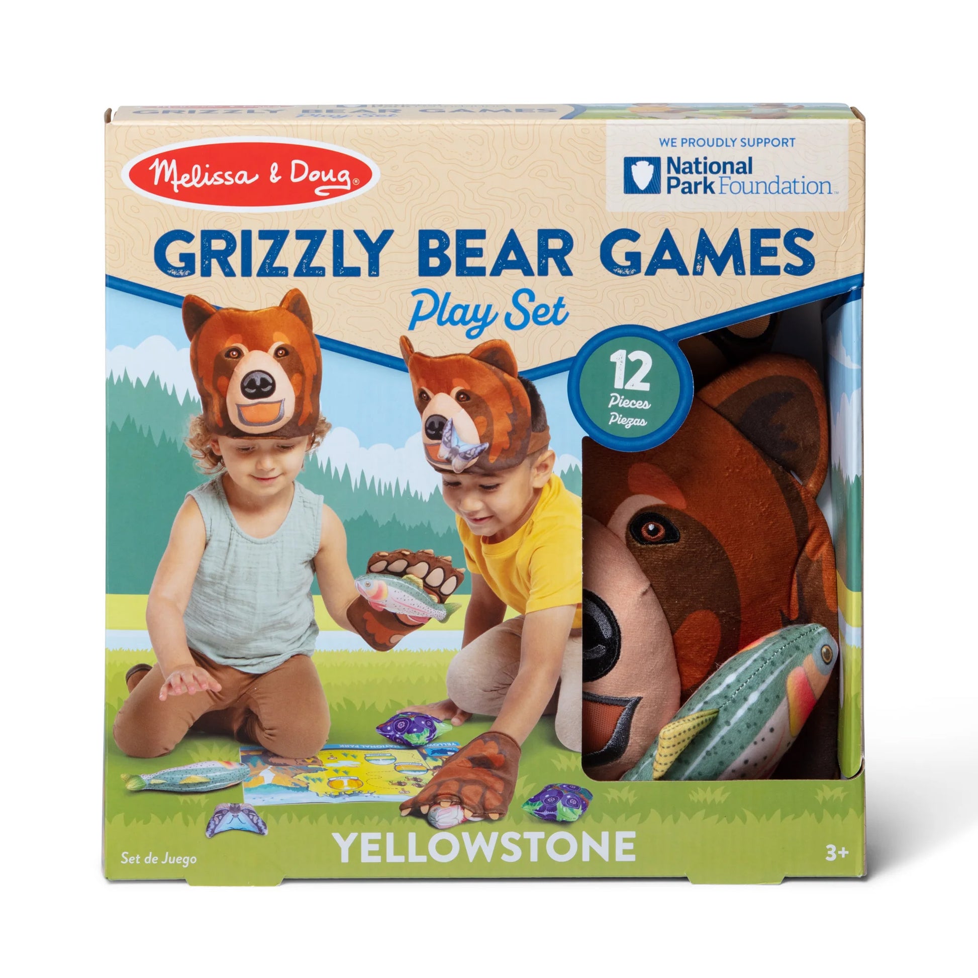Melissa & Doug Yellowstone Grizzly Bear Pretend Play Set