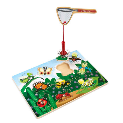 Melissa & Doug Garden Bug Magnetic Wooden Puzzle - 10 pc