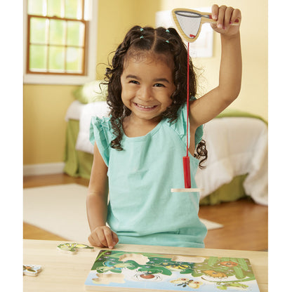 Melissa & Doug Garden Bug Magnetic Wooden Puzzle - 10 pc