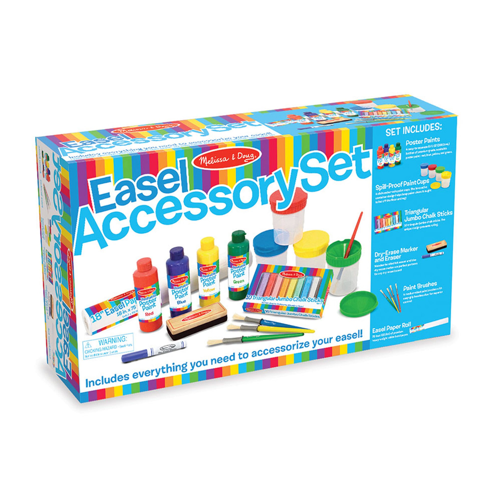 Melissa & Doug Vibrant Art Easel Companion Accessory Set