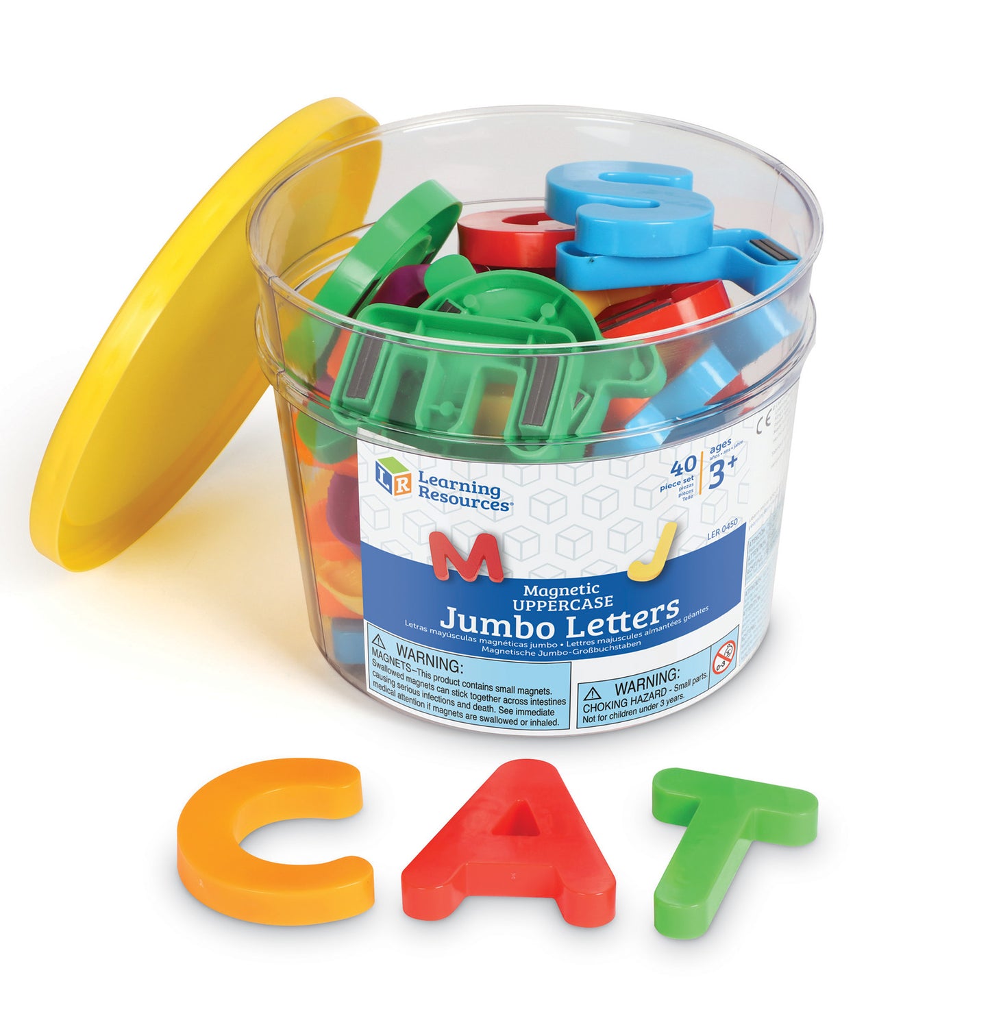 Learning Resources Jumbo Magnetic Uppercase Letters - Brightly Colored