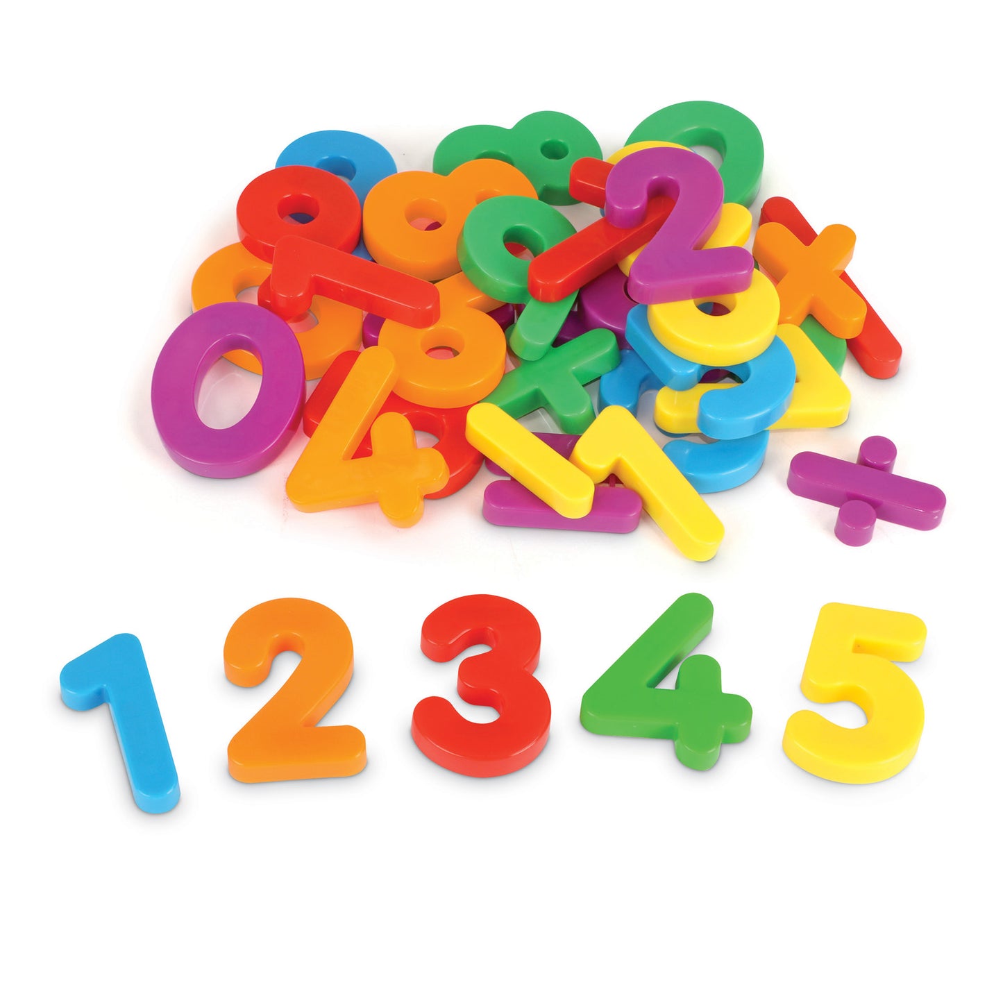 Learning Resources Jumbo Magnetic Numbers & Operations Set - Bright Colors
