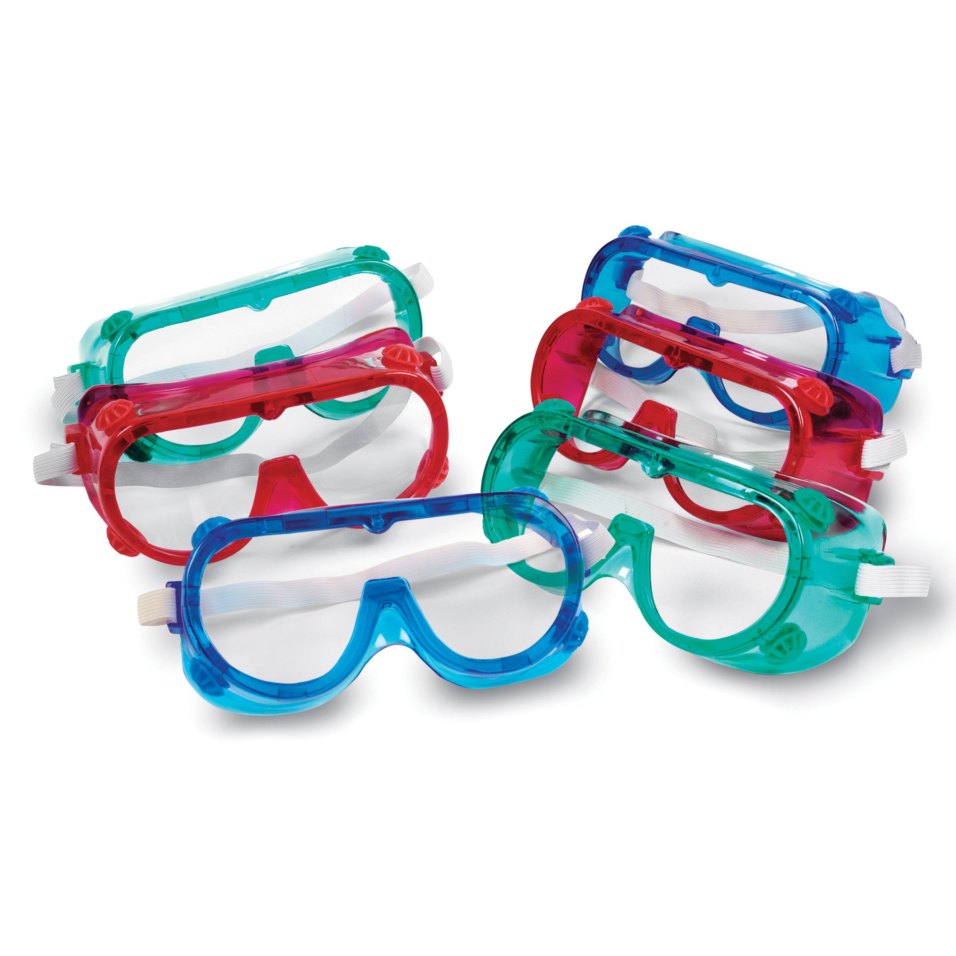 Learning Resources Safety Goggles Set - Vibrant, Adjustable 6-Pack