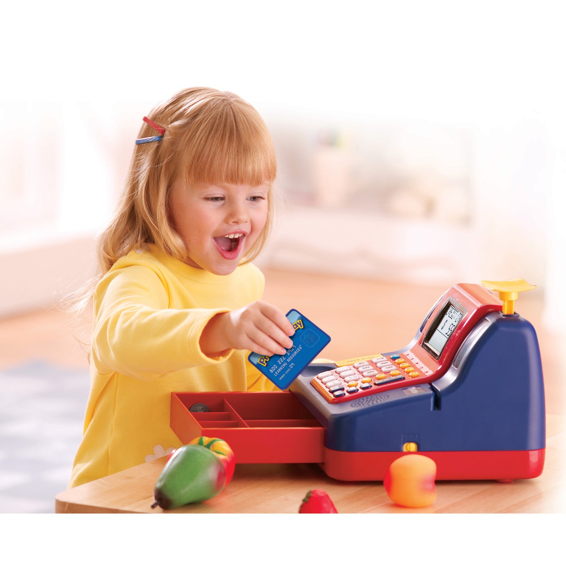 Learning Resources Pretend & Play Teaching Cash Register for Kids