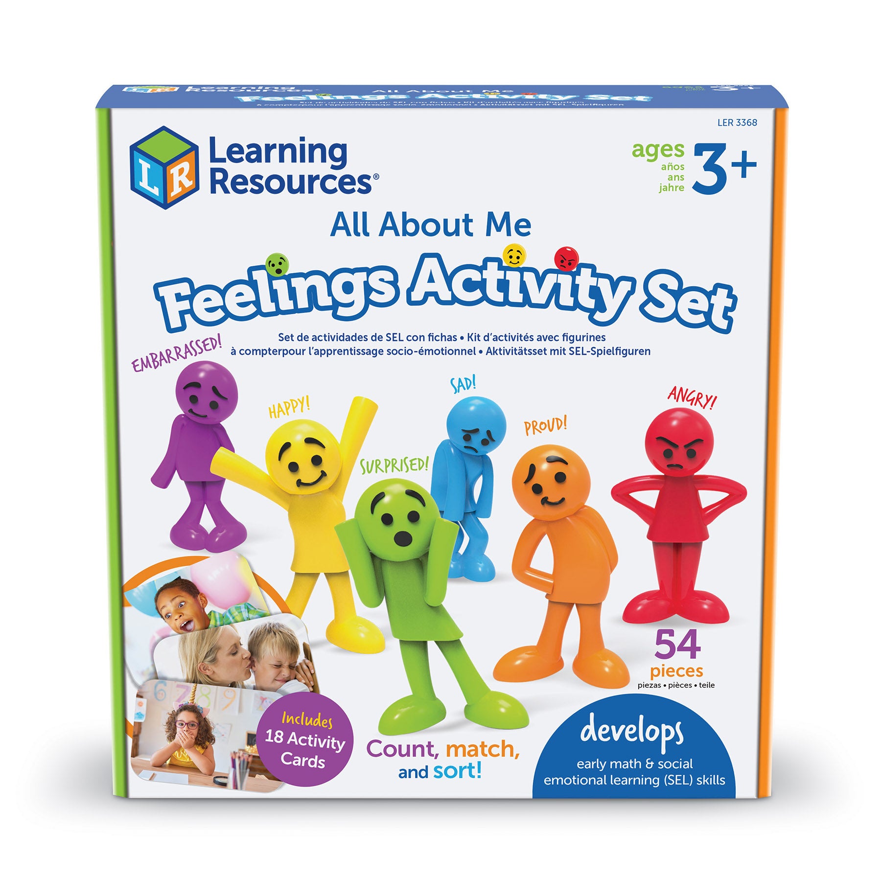 Learning Resources All About Me Feelings Activity Set - Emotion Counters