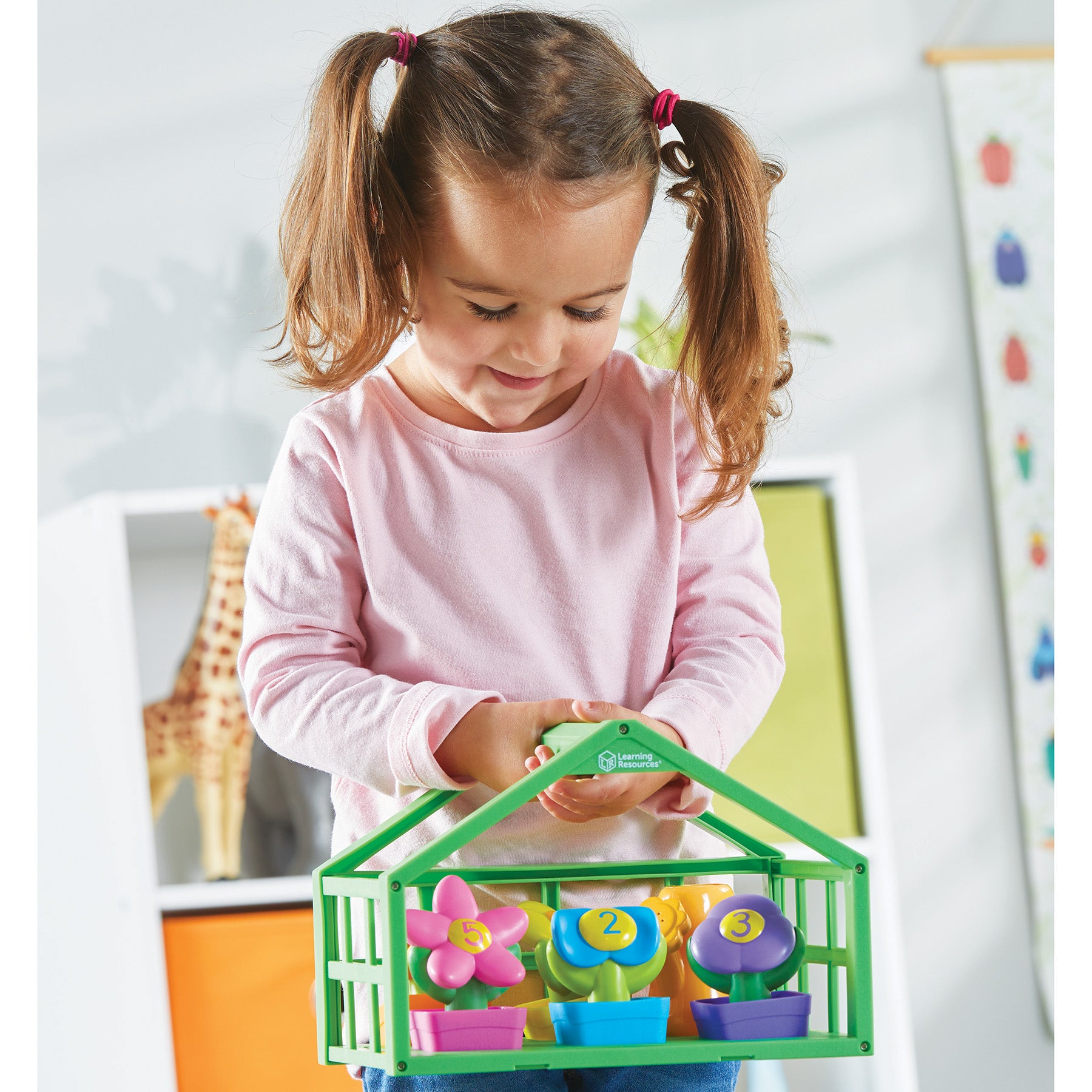 Learning Resources Growing Greenhouse Playset - Number & Color Learning