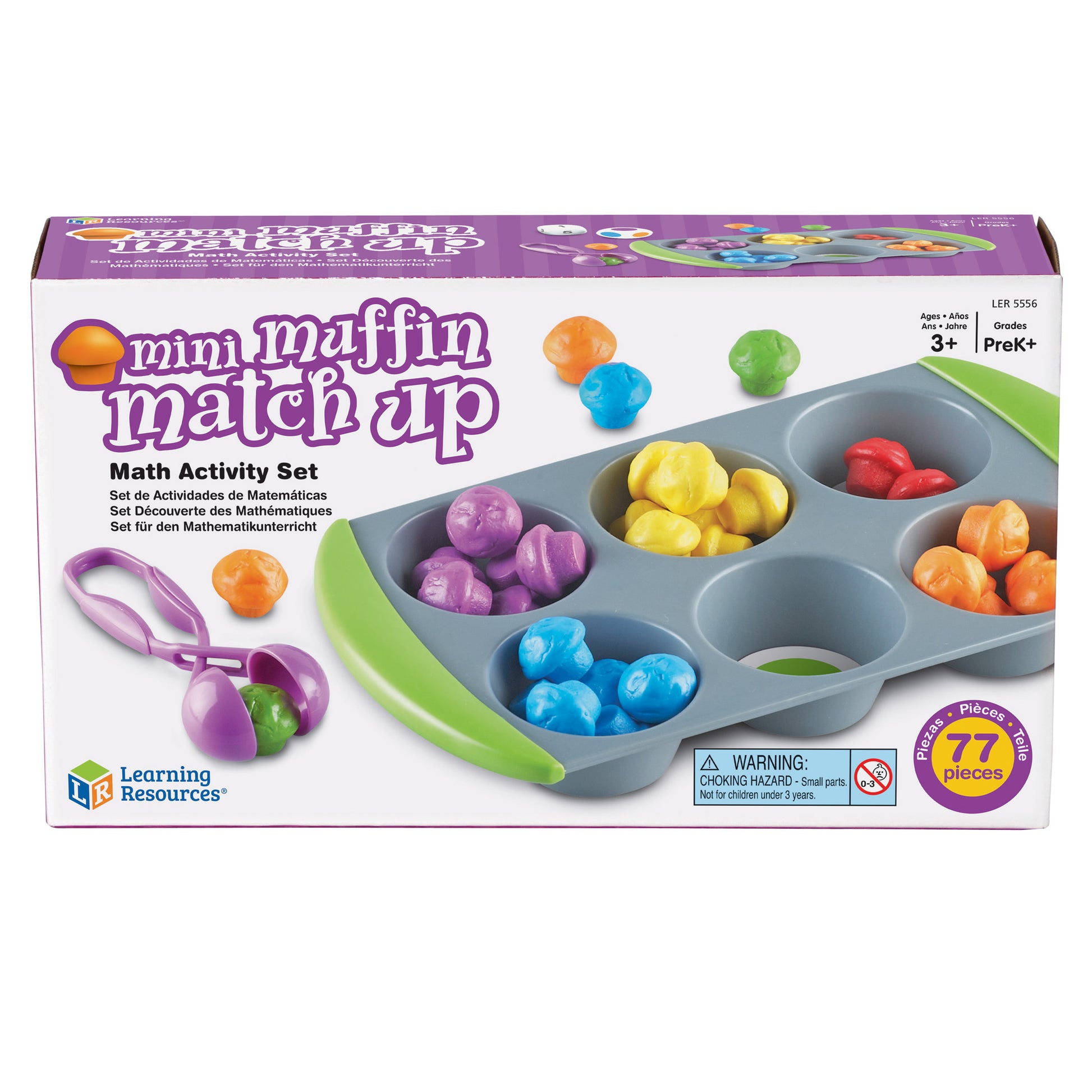 Learning Resources Mini Muffin Match Up - Color and Number Educational Game