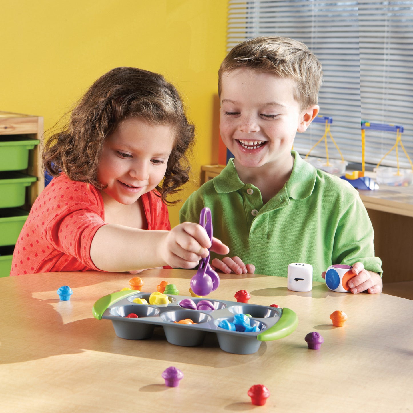Learning Resources Mini Muffin Match Up - Color and Number Educational Game