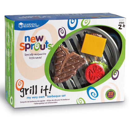 Learning Resources New Sprouts Grill It! - Play BBQ Set