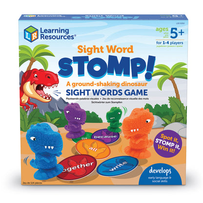 Learning Resources Sight Word Stomp - Dinosaur-Themed Reading Game