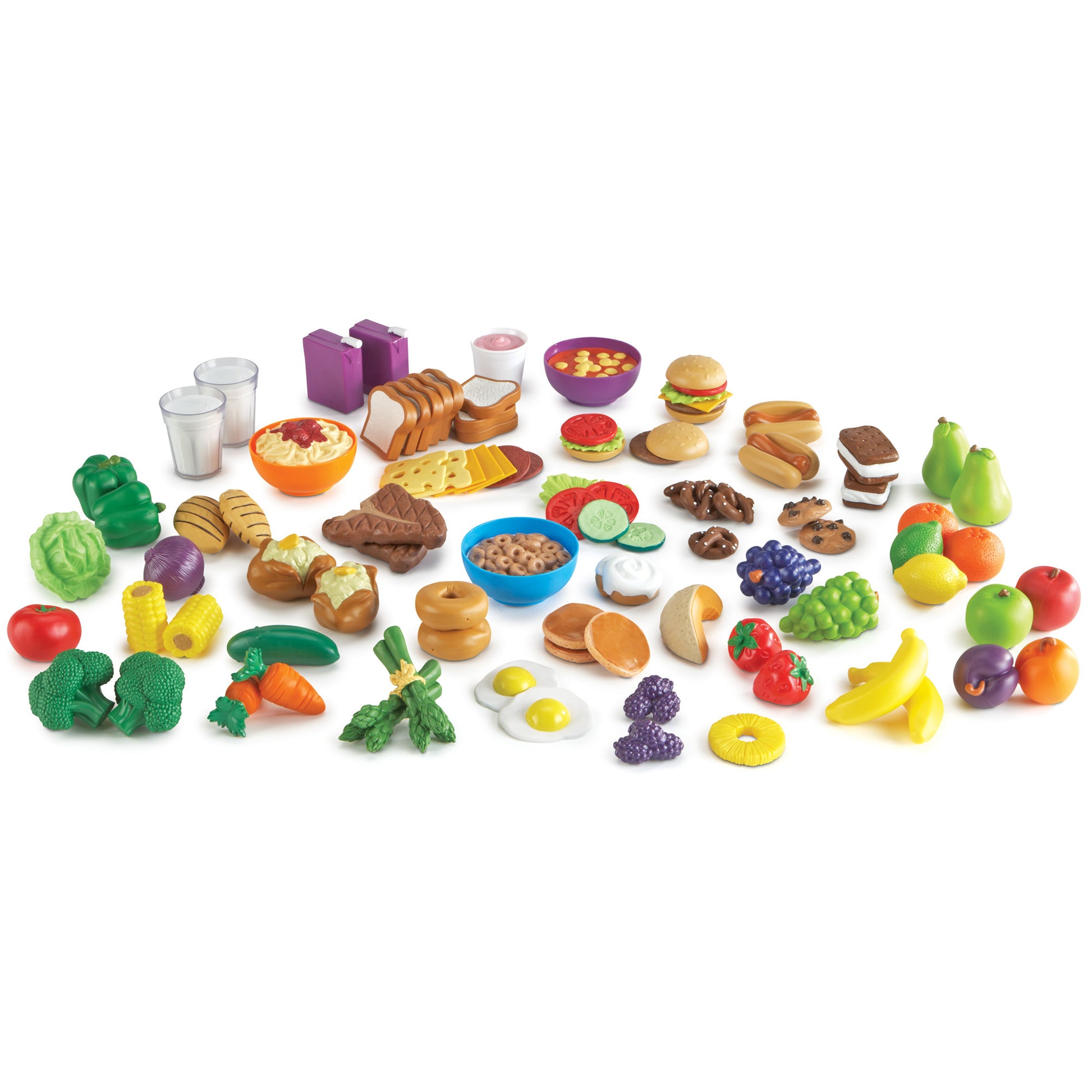 Learning Resources New Sprouts Play Food Set - Classroom Assortment in Large Tote