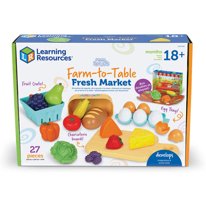 Learning Resources 27-Piece New Sprouts Fresh Market Set
