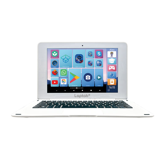 LEXIBOOK LAPTAB® 10 : Android-powered laptop with 10" touch screen for the whole family including educational and fun content and parental control.