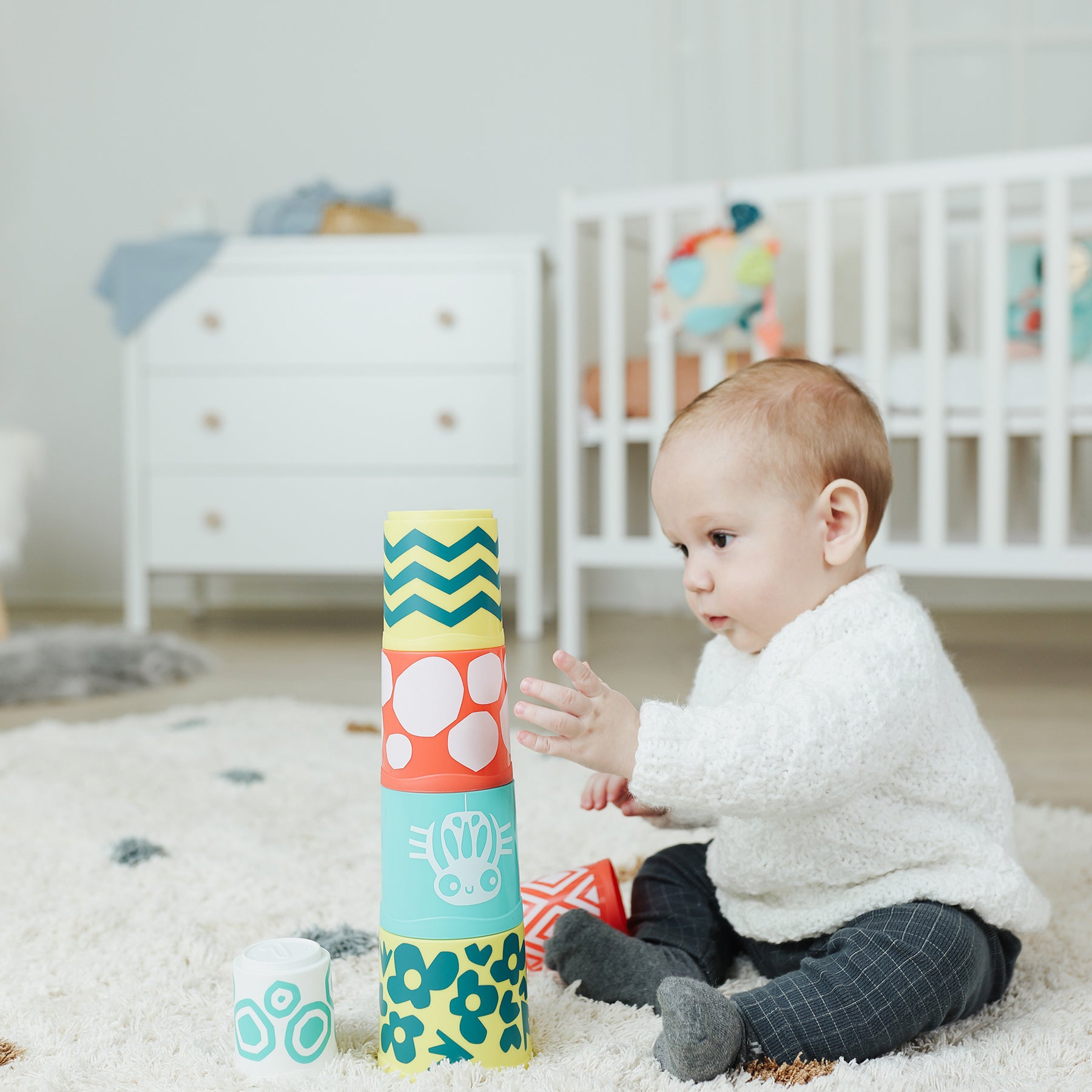 Miniland Feel to Learn: Stacking Cups