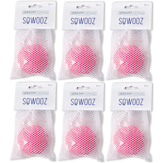 Sensory Genius Sqwooz Stress Ball Extravaganza, Pack of 6