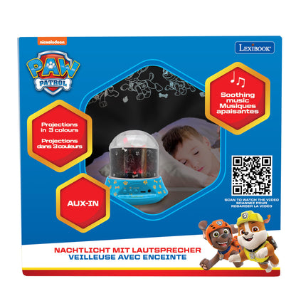 Paw Patrol Nightlight Projector with Speaker - Chase & Friends Multicolor