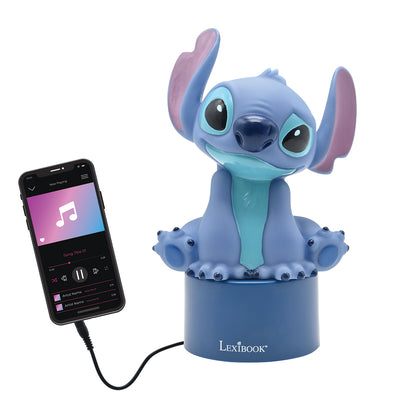 Stitch nightlight with speaker