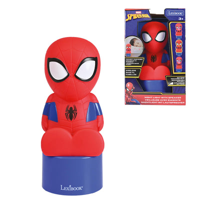 Marvel Spiderman LED Nightlight & Bluetooth Speaker - Color Changing