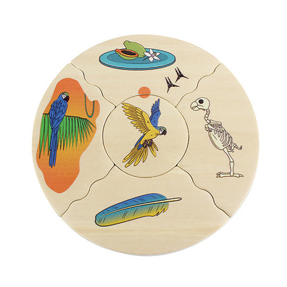 Beleduc Nawito Animal Kingdom Exploration Wooden Puzzle - 45 pc