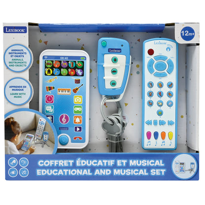 LEXIBOOK Educational Cell Phone, Remote Control and Keychain