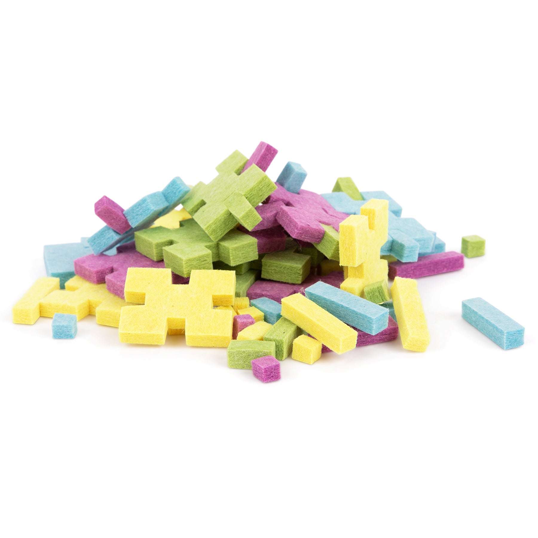 Roylco Felt Architect Set - Colorful Building for Kids - 88 Pieces
