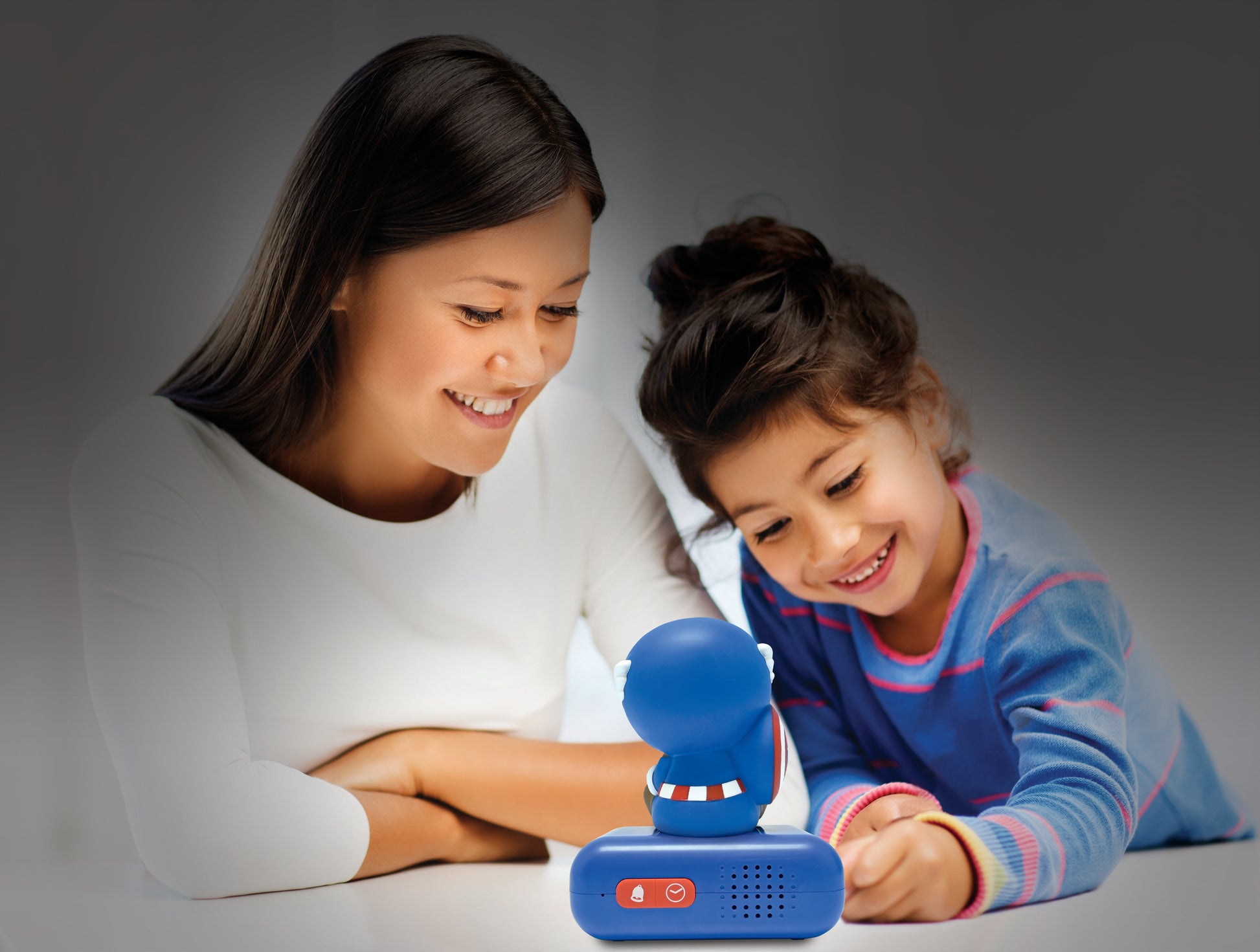 Captain America Night light Alarm Clock with sounds