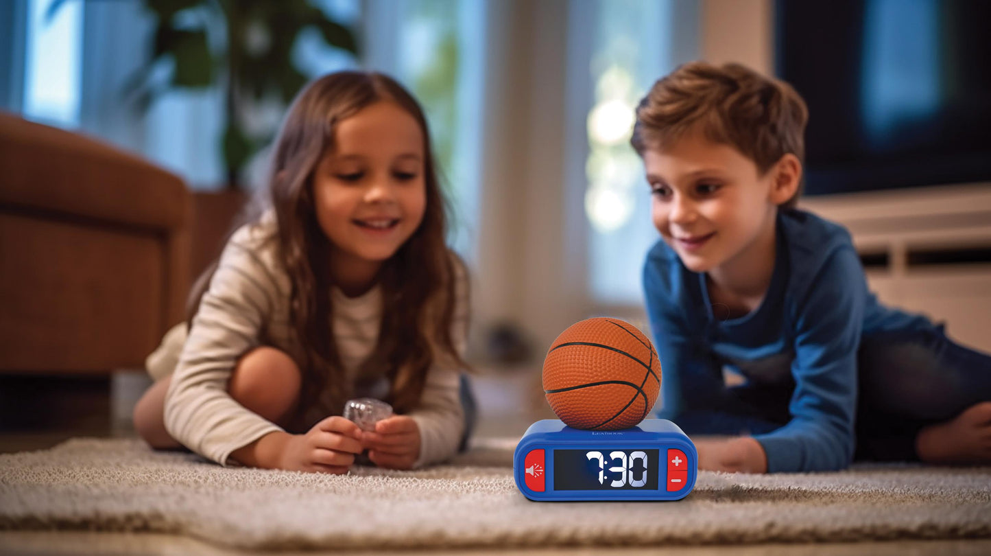 Slam Dunk 3D Basketball Digital Alarm Clock & Nightlight