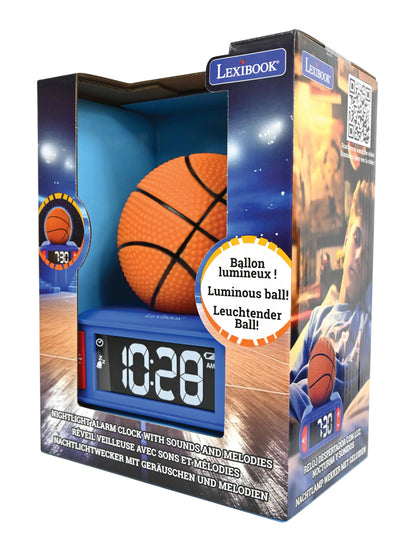 Slam Dunk 3D Basketball Digital Alarm Clock & Nightlight