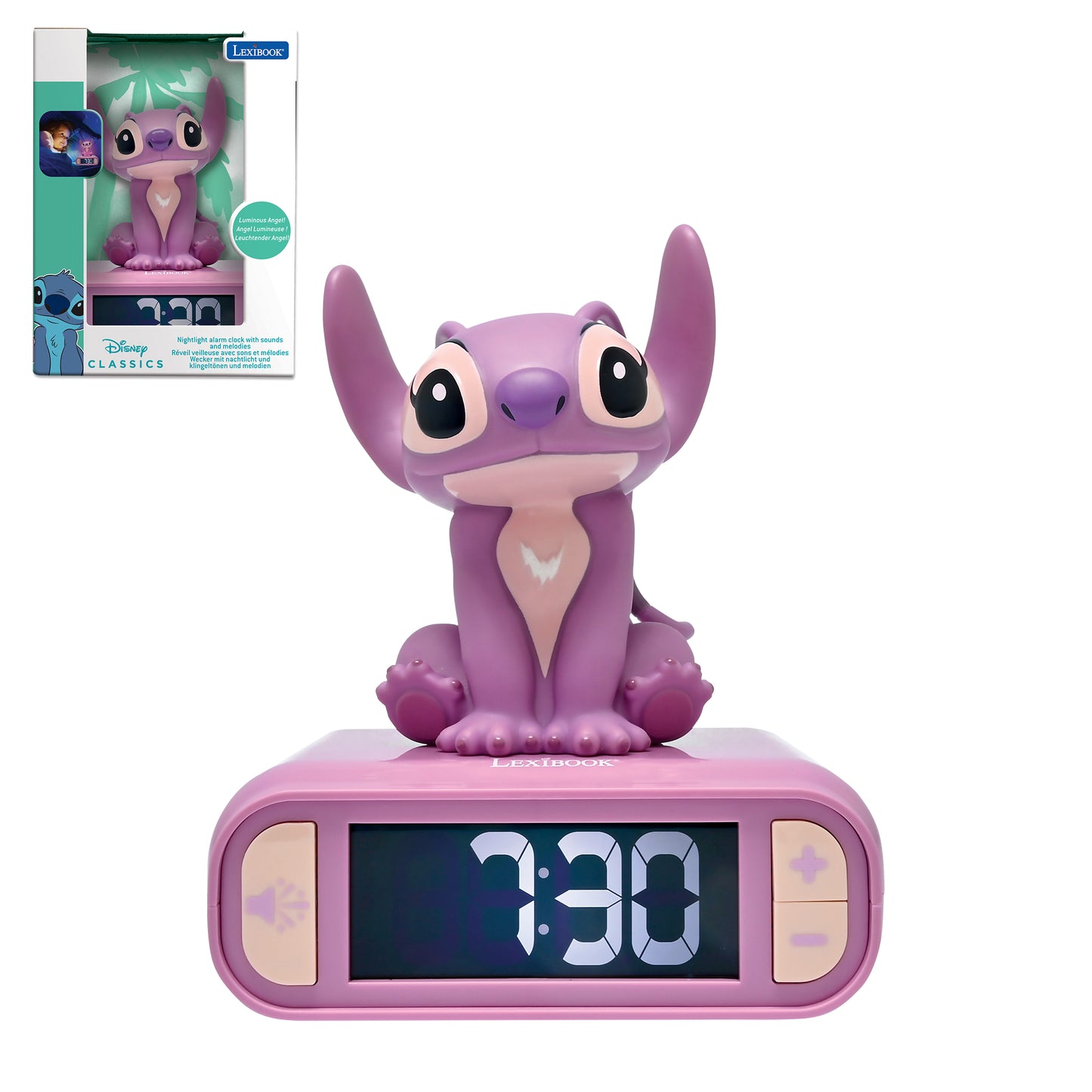 Angel Night light Alarm Clock with sounds