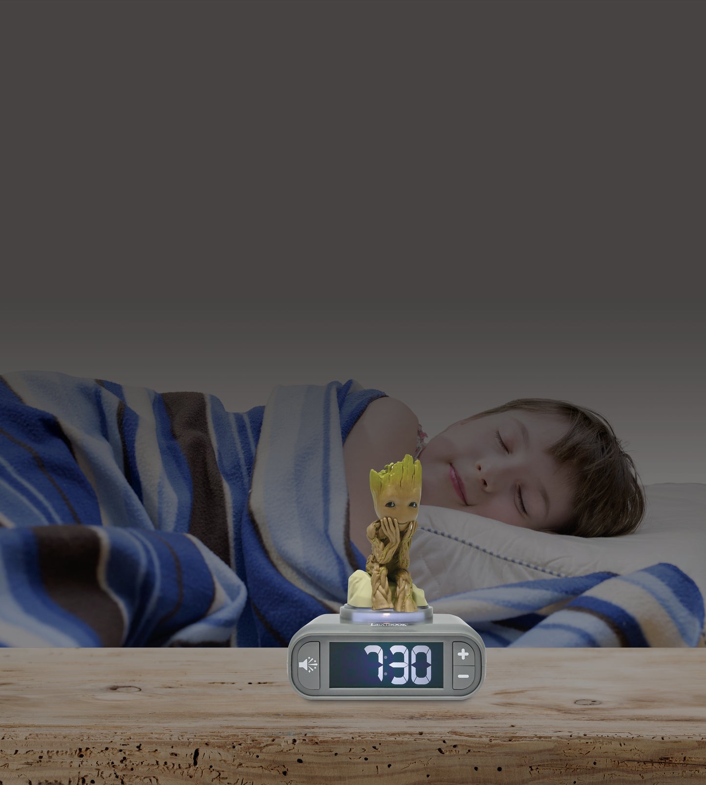 Groot Nighlight Alarm Clock with sounds