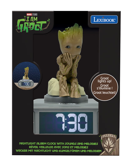Groot Nighlight Alarm Clock with sounds
