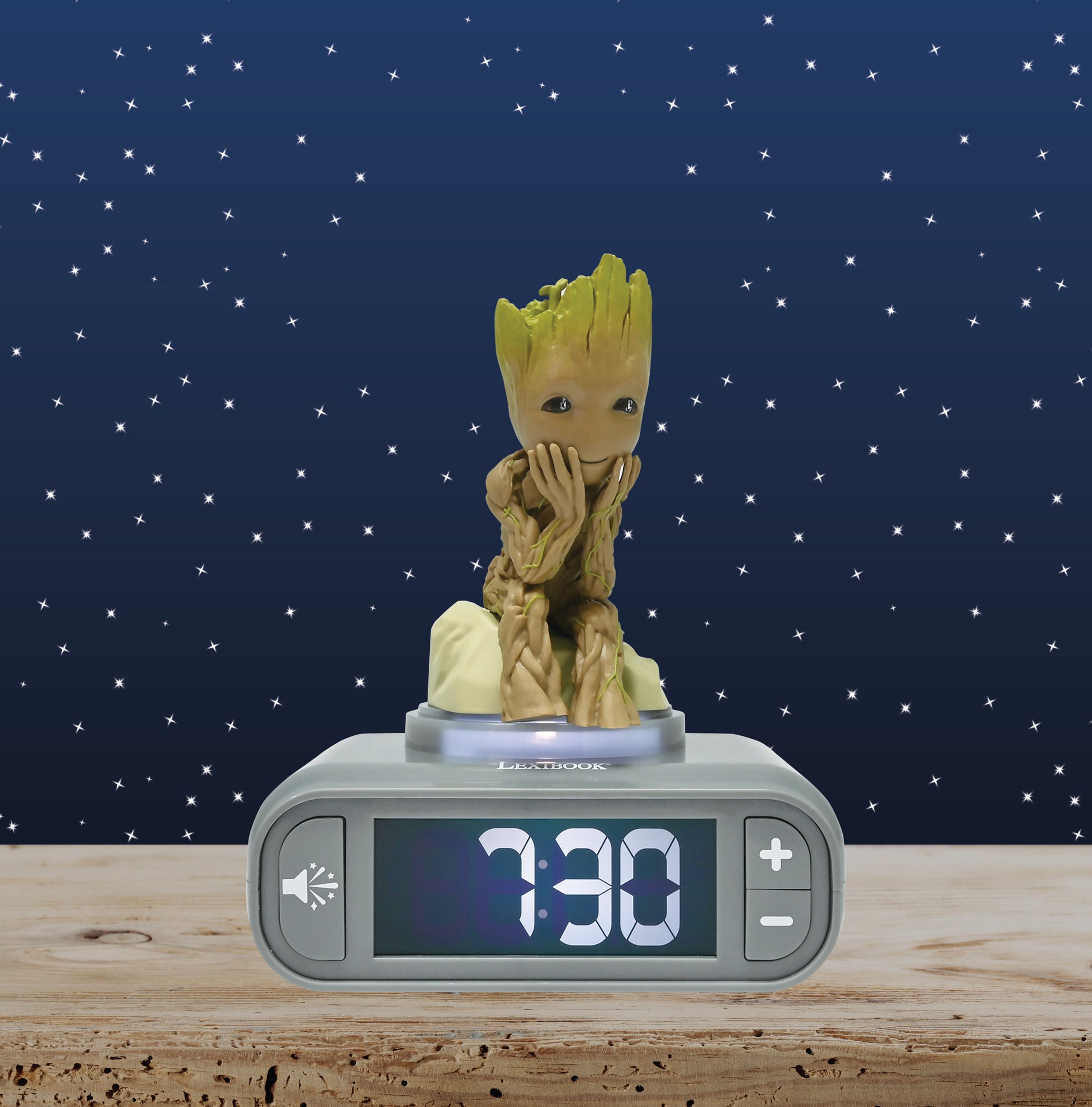 Groot Nighlight Alarm Clock with sounds