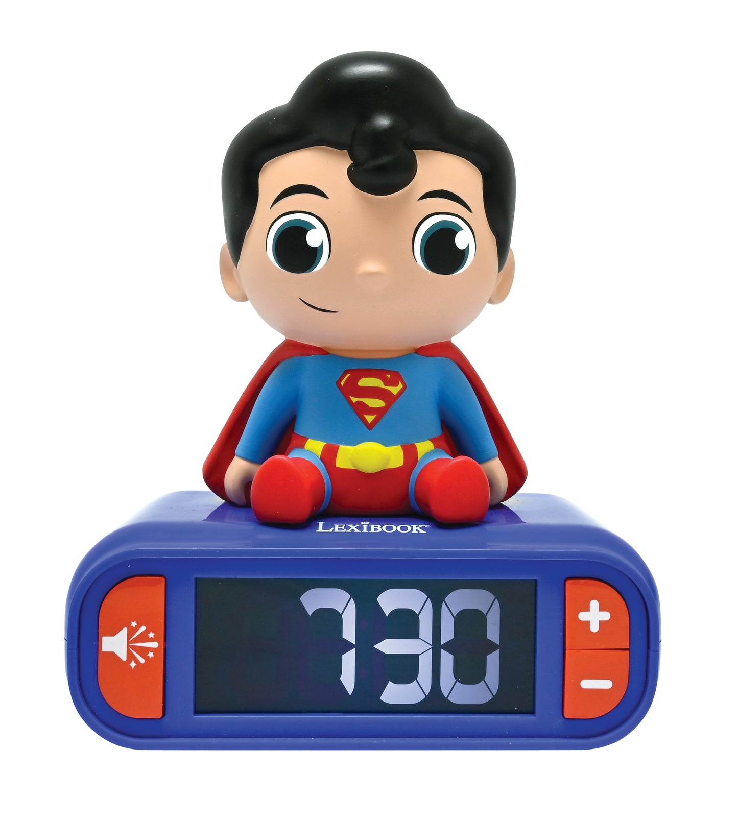 Superman Night light Alarm Clock with sounds
