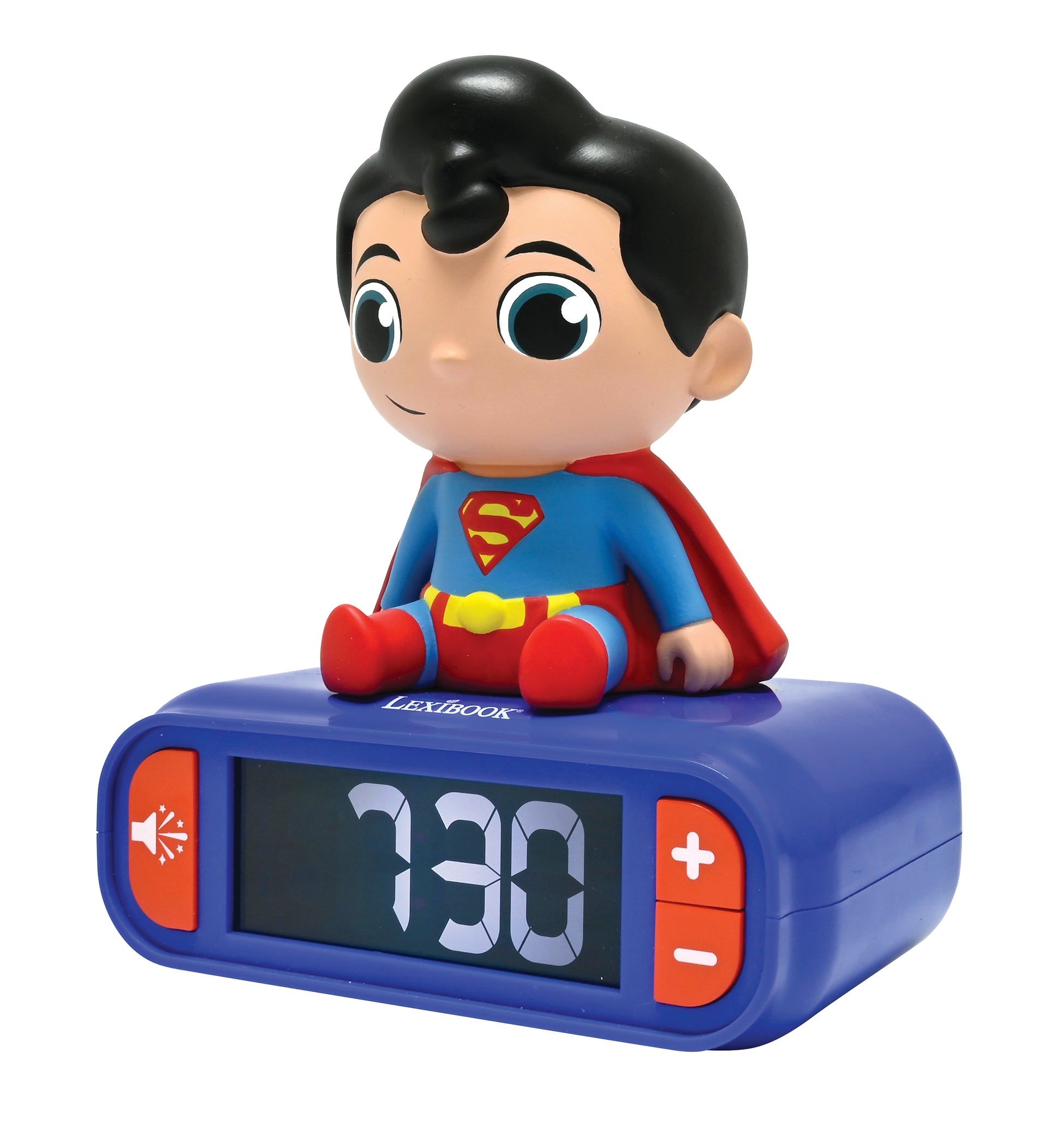 Superman Night light Alarm Clock with sounds