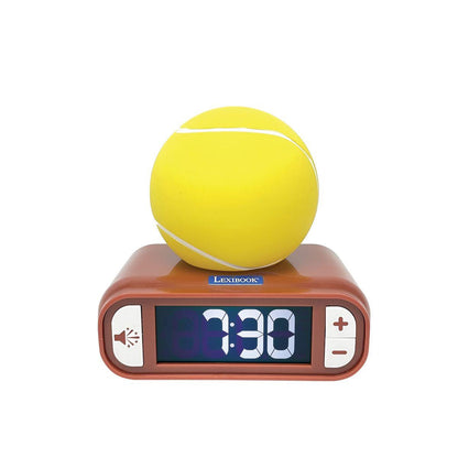LEXIBOOK Tennis Night light Alarm Clock - Tennis Inspired Sounds
