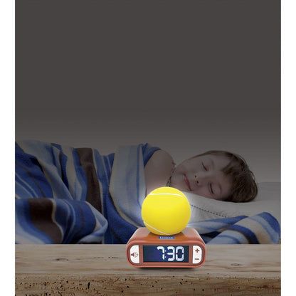 LEXIBOOK Tennis Night light Alarm Clock - Tennis Inspired Sounds
