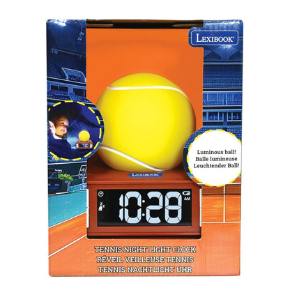 LEXIBOOK Tennis Night light Alarm Clock - Tennis Inspired Sounds